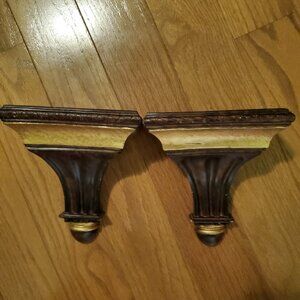 Wooden Wall Shelves Set of 2